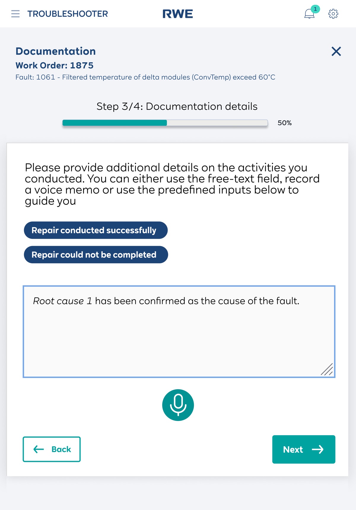 Step 3: Document on iPad